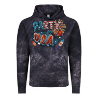 Cloud Black Party in the USA Vintage Hoodie - FaDigitalArtStudio