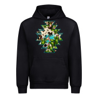 Black aztec  cowhide cactus gemstone Urban Hoodie - JahusDesignShop