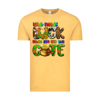 Vintage Mustard Who needs luck when you are this cute Vintage Tee - OliviaCreatesArt