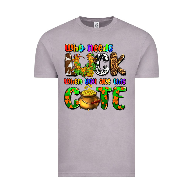 Who Needs Luck When You Are This Cute Vintage Tee by OliviaCreatesArt | Teevron