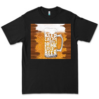Black keep calm and drink cold beer Premium Tee - TumblerDesignByShophia