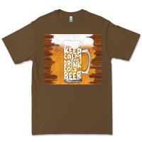 Cacao keep calm and drink cold beer Premium Tee - TumblerDesignByShophia