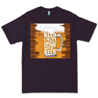 Plum keep calm and drink cold beer Premium Tee - TumblerDesignByShophia