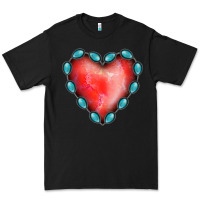 Black Gemstone Red Heart Premium Tee - Jasminsmagicworld