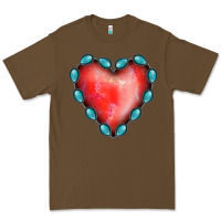 Cacao Gemstone Red Heart Premium Tee - Jasminsmagicworld