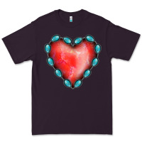 Plum Gemstone Red Heart Premium Tee - Jasminsmagicworld