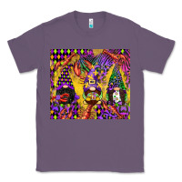 Lavender mardi gras gnome Classic Tee - CowGirlArtShop