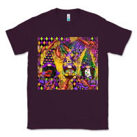 Plum mardi gras gnome Classic Tee - CowGirlArtShop
