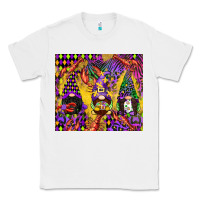 White mardi gras gnome Classic Tee - CowGirlArtShop