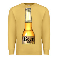 Yellow Beer Bottle Premium Sweatshirt | Teevron