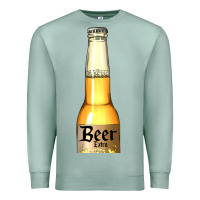 Seafoam yellow beer bottle Premium Sweatshirt - AdoDesignShop