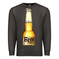 Smoke yellow beer bottle Premium Sweatshirt - AdoDesignShop