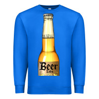 True Royal yellow beer bottle Premium Sweatshirt - AdoDesignShop