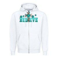 White western turquoise's gemstones cross believe Zipper Hoodie - BarkalooDesign