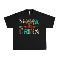 Black mama needs a drink Urban Heavy Tee - OliviaCreatesArt