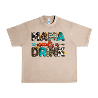 French Oak mama needs a drink Urban Heavy Tee - OliviaCreatesArt