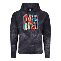 Cloud Black 4th of July nana with lightning bolt Vintage Hoodie - FaDigitalArtStudio