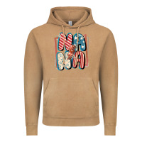Vintage Camel 4th of July nana with lightning bolt Vintage Hoodie - FaDigitalArtStudio