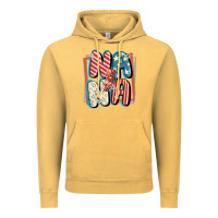 Vintage Mustard 4th of July nana with lightning bolt Vintage Hoodie - FaDigitalArtStudio