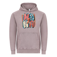 Vintage Zinc 4th of July nana with lightning bolt Vintage Hoodie - FaDigitalArtStudio