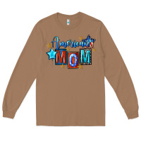 Toasted Coconut American mom Mother's Day Long Sleeve Tee - FaDigitalArtStudio