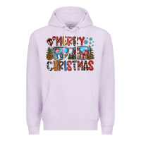 Lilac merry christmas Premium Hoodie - CowhideDigitalArt