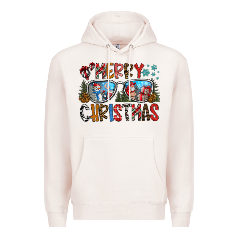 Merry Christmas Premium Hoodie by CowhideDigitalArt | Teevron