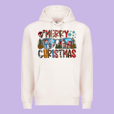 Merry Christmas Premium Hoodie Designed By Cowhidedigitalart