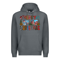 Rock merry christmas Premium Hoodie - CowhideDigitalArt