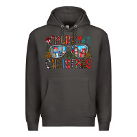 Smoke merry christmas Premium Hoodie - CowhideDigitalArt