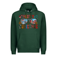 Sports Green merry christmas Premium Hoodie - CowhideDigitalArt