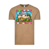 Vintage Coffee Easter Day camping Vintage Tee - OliviaCreatesArt