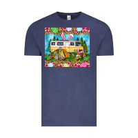 Vintage Denim Easter Day camping Vintage Tee - OliviaCreatesArt