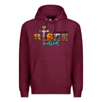 Burgundy he is risen indeed matthew 28 6 jesus christ easter Premium Hoodie - Jasminsmagicworld