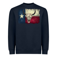 Navy texas flag Heavyweight Sweatshirt - BarkalooDesign