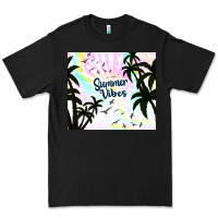 Black summer vibes with birds Premium Tee - TumblerDesignByShophia