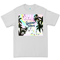 Dove Grey summer vibes with birds Premium Tee - TumblerDesignByShophia