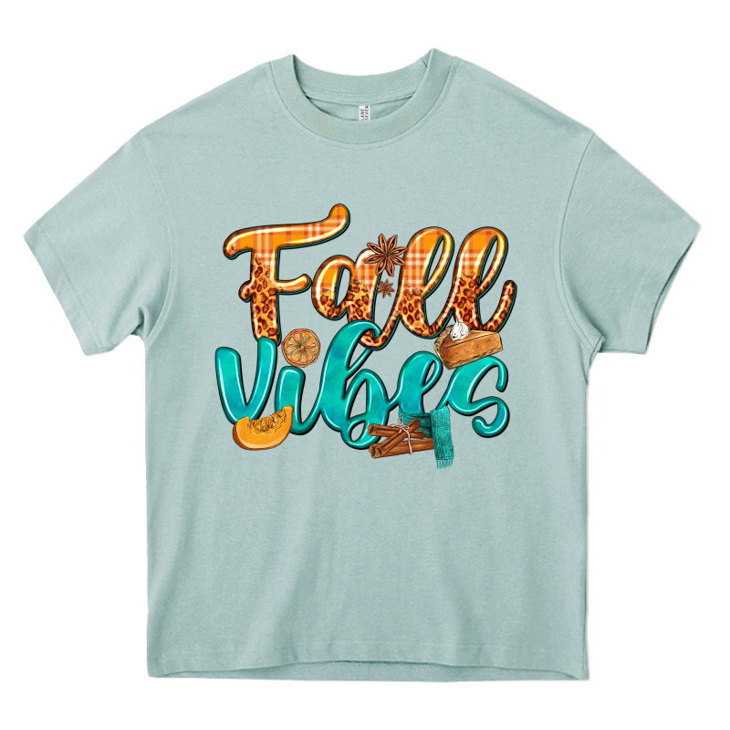 Fall Vibes With Food Heavy Core Tee by texasbilliewilder | Teevron