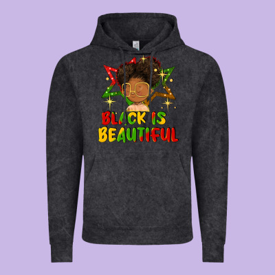 Black Is Beautiful Vintage Hoodie Designed By Fadigitalartstudio