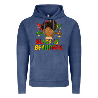 Vintage Denim black is beautiful Vintage Hoodie - FaDigitalArtStudio