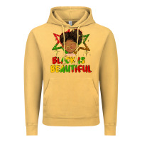 Vintage Mustard black is beautiful Vintage Hoodie - FaDigitalArtStudio