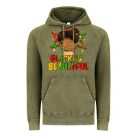 Vintage Olive black is beautiful Vintage Hoodie - FaDigitalArtStudio