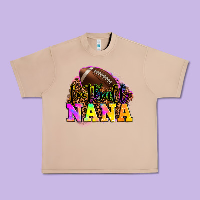 Football Nana Urban Heavy Tee Designed By Oliviacreatesart
