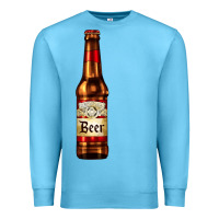 Ocean Blue red beer bottle Premium Sweatshirt - AdoDesignShop