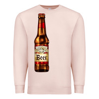 Pale Pink red beer bottle Premium Sweatshirt - AdoDesignShop
