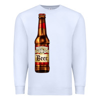 White red beer bottle Premium Sweatshirt - AdoDesignShop