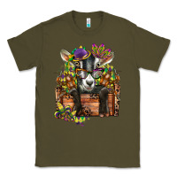 Army Green mardi gras goat Classic Tee - CowGirlArtShop
