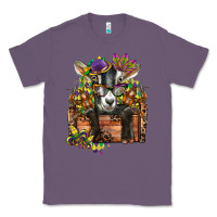 Lavender mardi gras goat Classic Tee - CowGirlArtShop