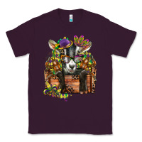 Plum mardi gras goat Classic Tee - CowGirlArtShop