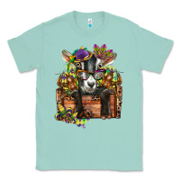 Seafoam mardi gras goat Classic Tee - CowGirlArtShop